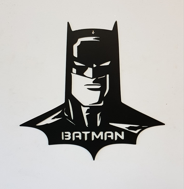Batman Silhouette Bust - Plasma Metal Art